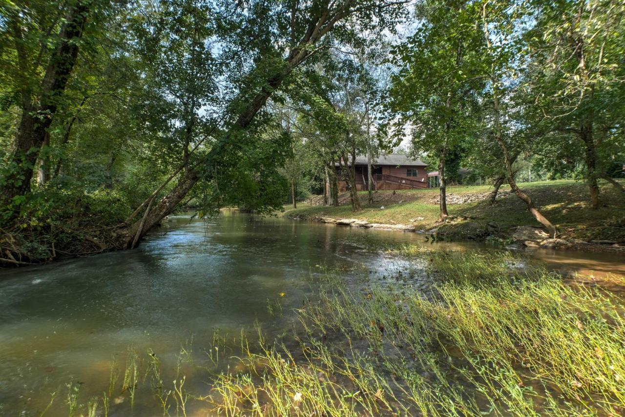 Creekfront Cabin Near Chattanooga With Hot Tub! Ooltewah Экстерьер фото